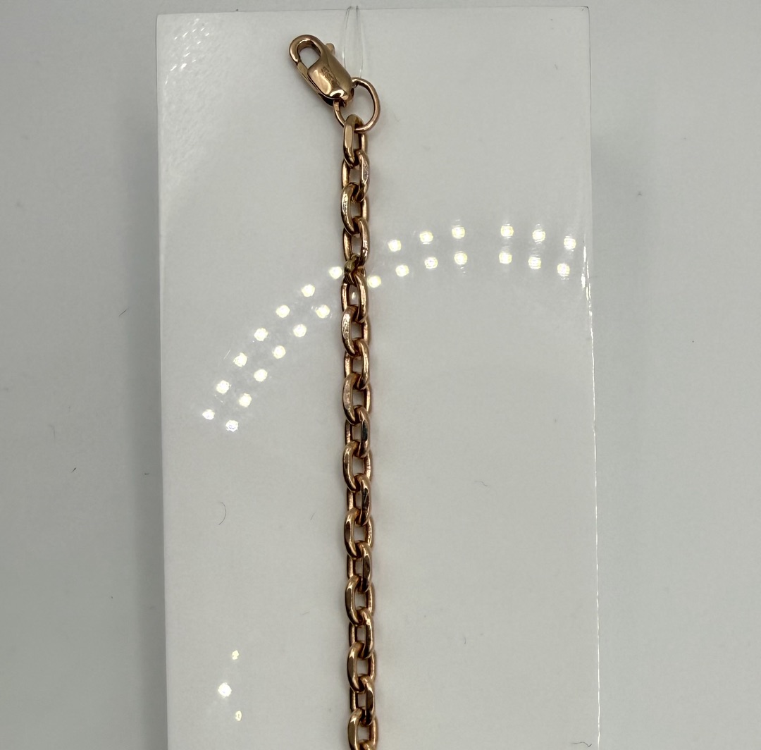 БРАСЛЕТ ПУСТОТЕЛЫЙ Бисмарк (Au 585)