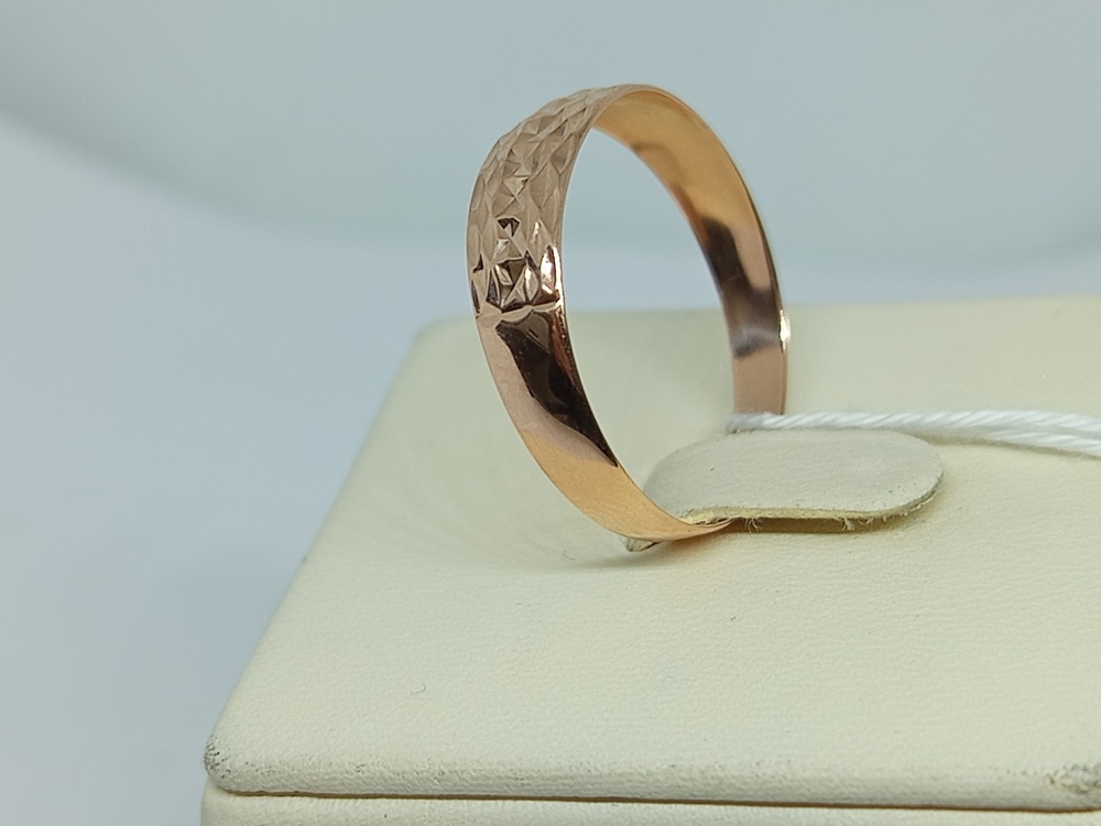 КОЛБКМ375 КОЛЬЦО БЕЗ КАМНЯ (Au 375)