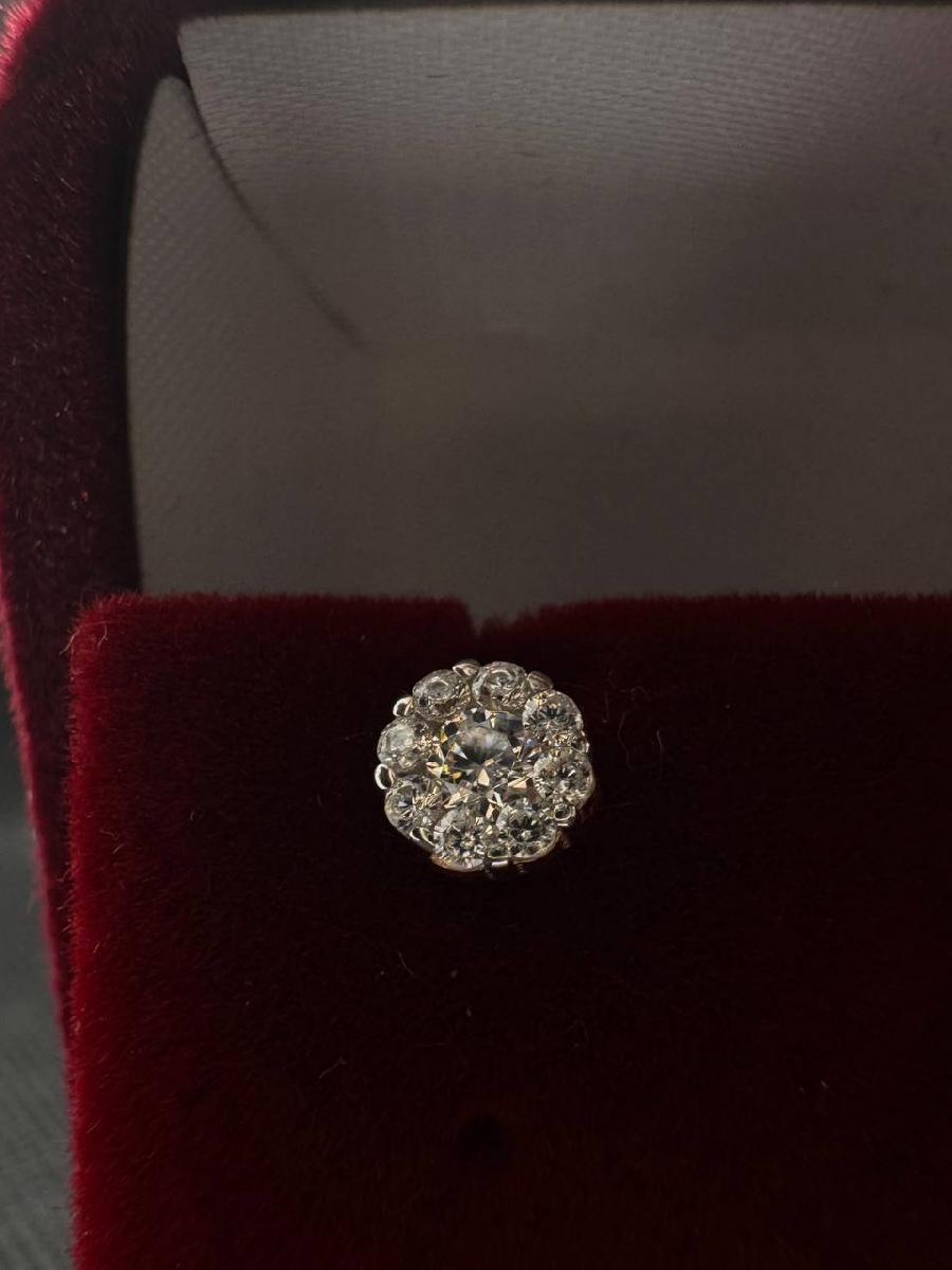 СЕРЬГИ ПУСЕТЫ с камнями (Au 585)