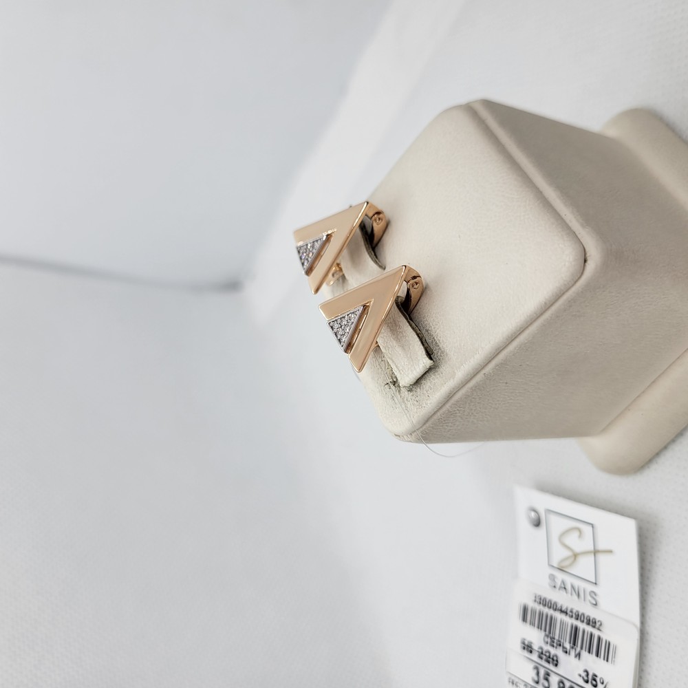 СЕРЬГИ С КАМНЯМИ (Au 585)