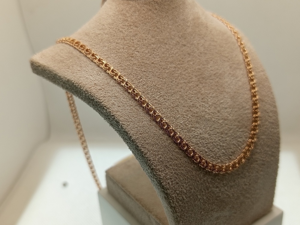 ЦЕПЬ ПУСТОТЕЛАЯ Бисмарк (Au 585)