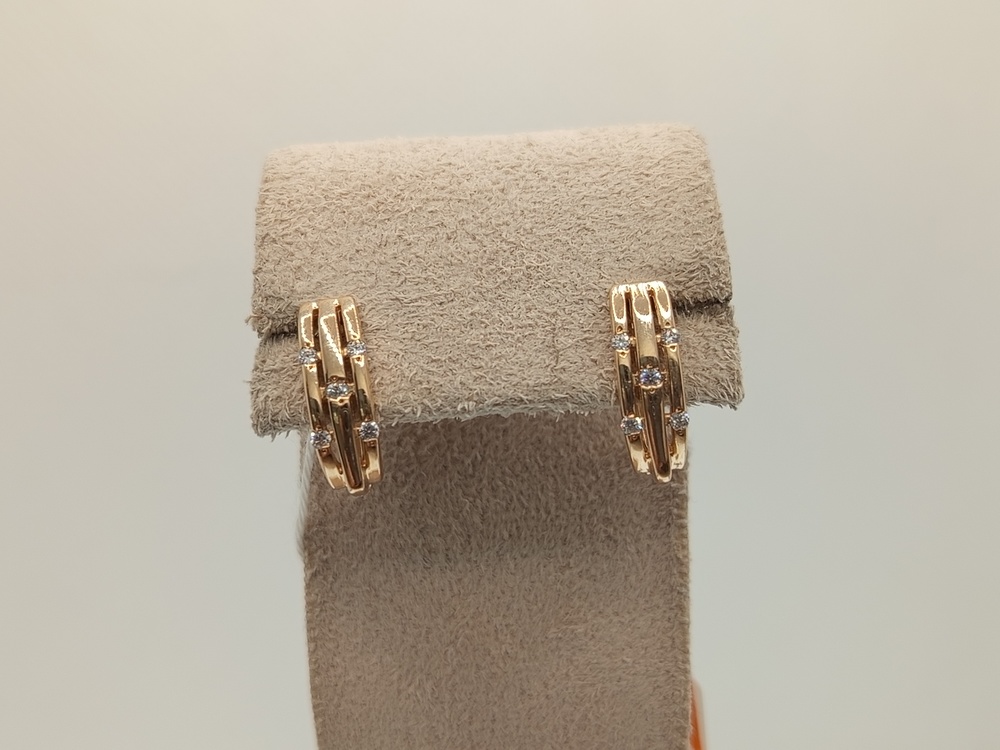 СЕРЬГИ С КАМНЯМИ (Au 585)