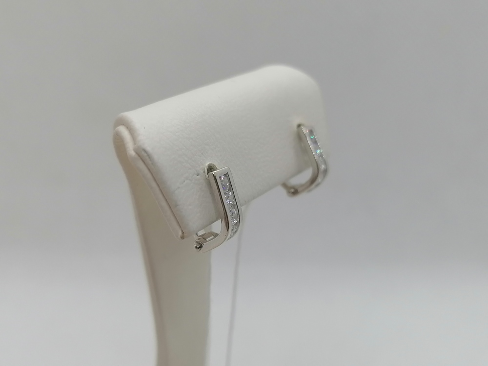 СКМИ585 СЕРЬГИ С КАМНЯМИ (Au 585)