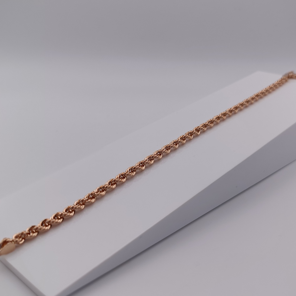 БРАСЛЕТ ПУСТОТЕЛЫЙ Веревка (Au 585)