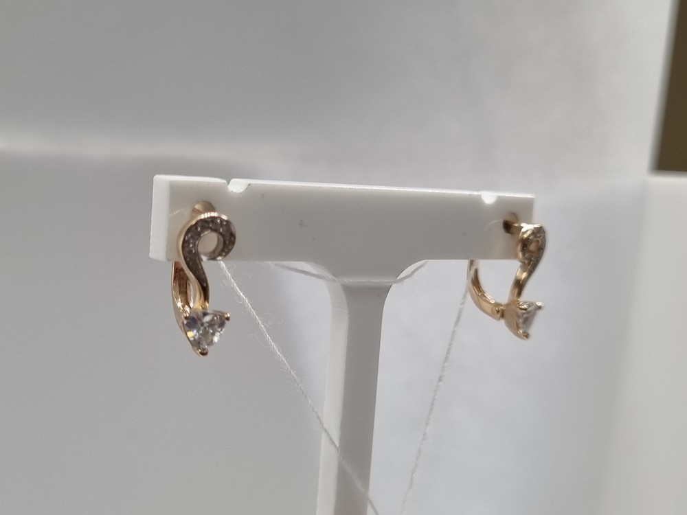 СКМИ585 СЕРЬГИ С КАМНЯМИ (Au 585)