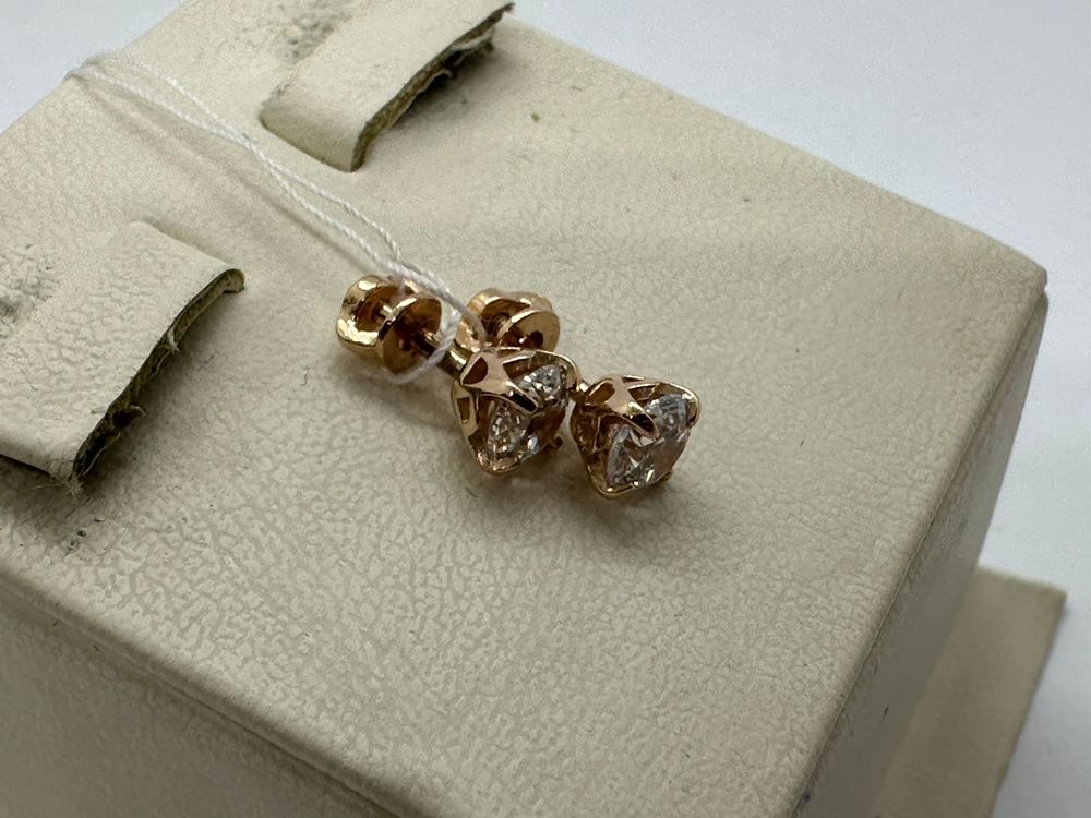 СПУС585 СЕРЬГИ ПУСЕТЫ (Au 585)