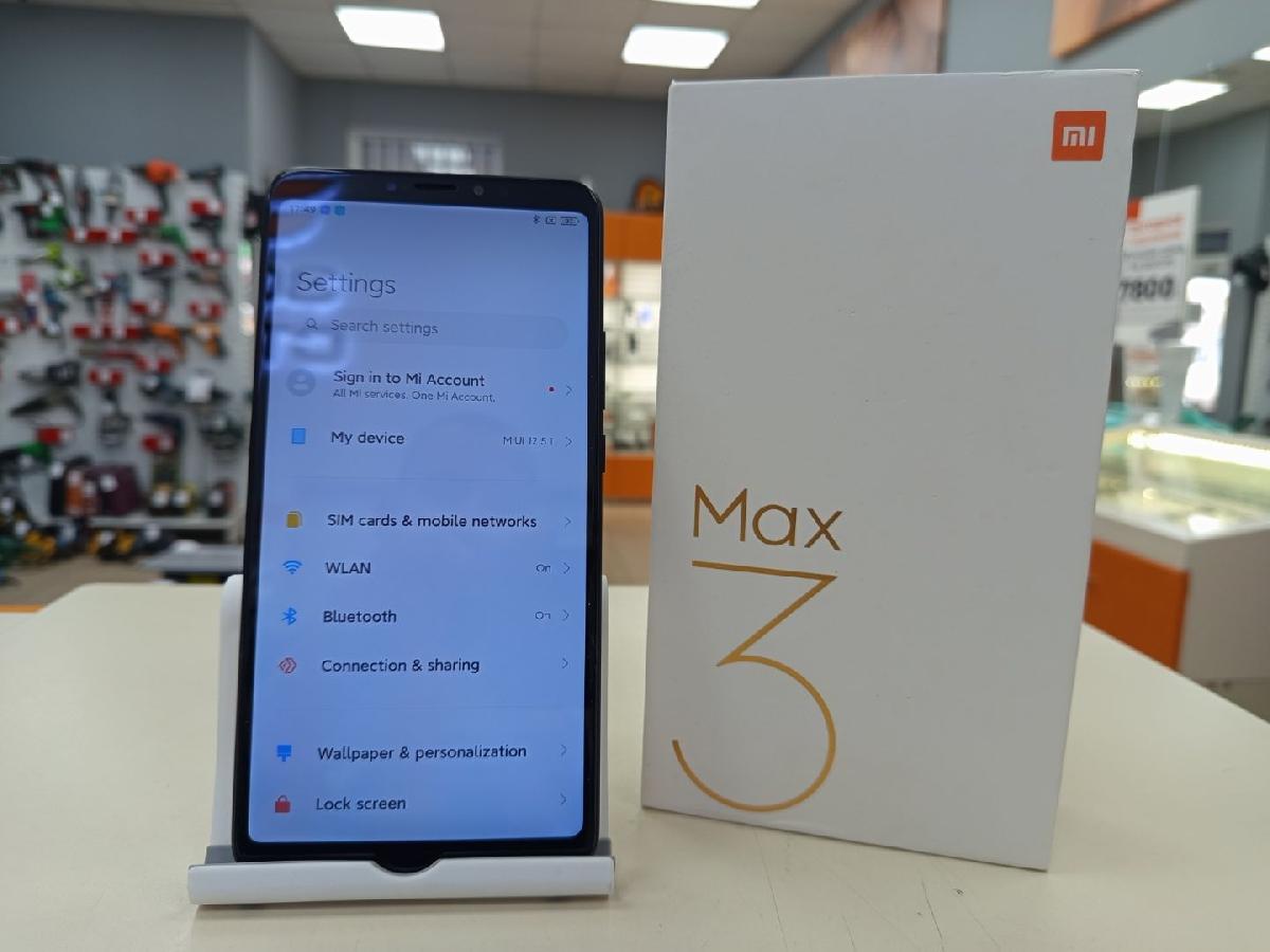 Смартфон Xiaomi Mi Max 3 6/128