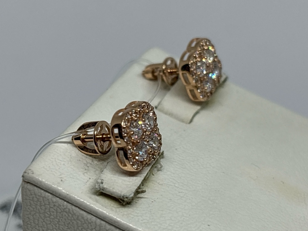 СЕРЬГИ С КАМНЯМИ (Au 585)