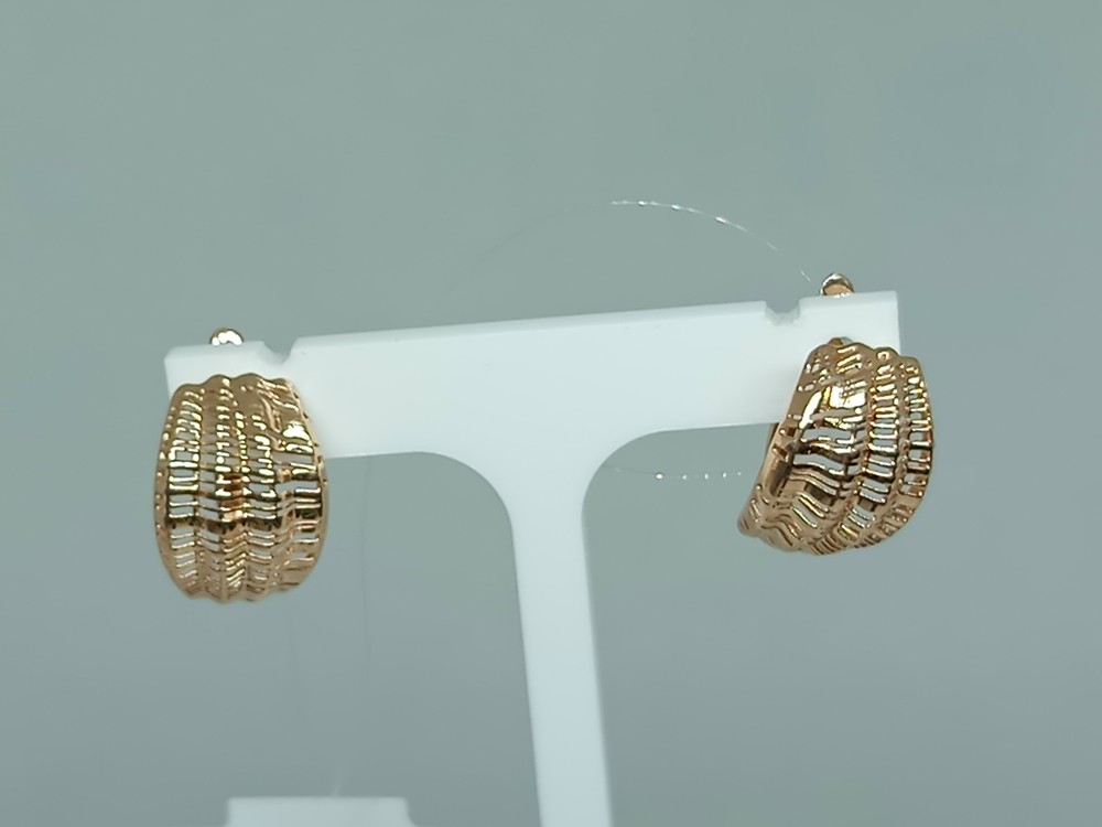 СЕРЬГИ БЕЗ КАМНЯ (Au 585)