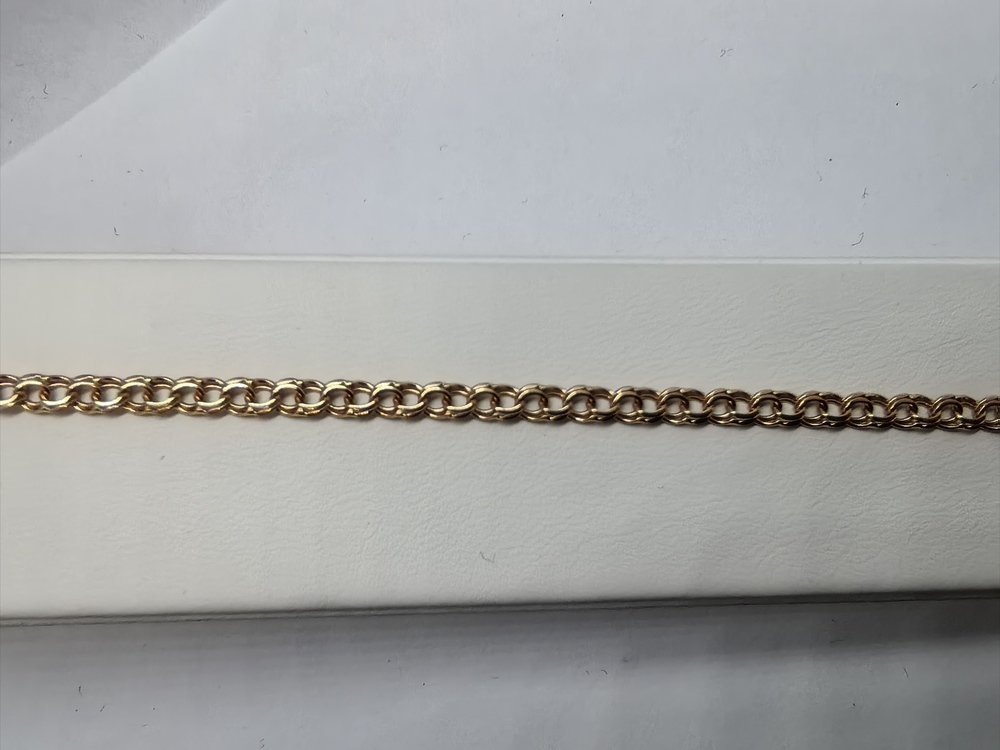 БЛБ585 БРАСЛЕТ ПОЛНОВЕСНЫЙ Бисмарк (Au 585)