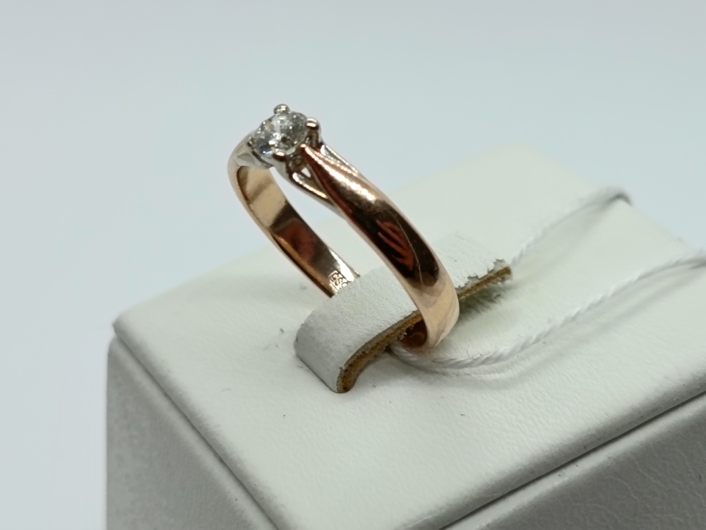 КОЛЬЦО БРИЛЛИАНТ Au 585