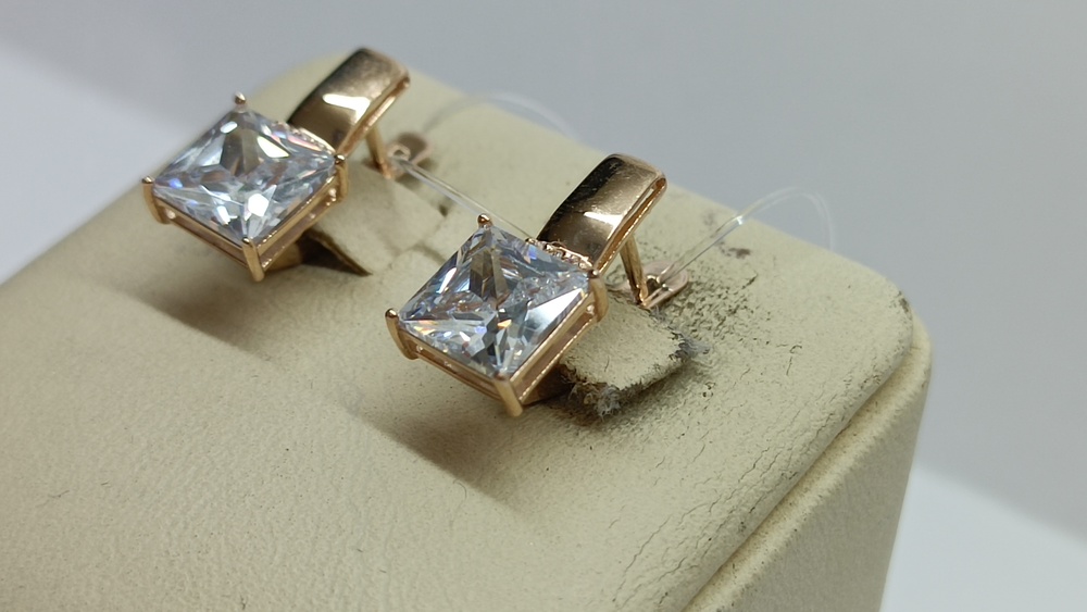 СЕРЬГИ С КАМНЯМИ (Au 585)