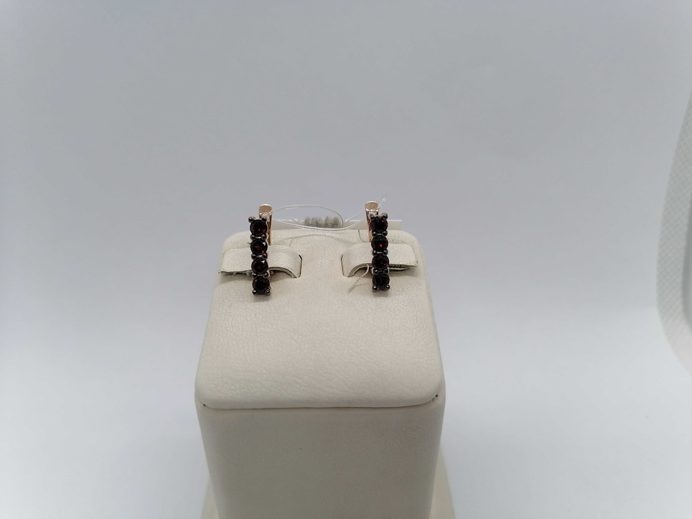 51-320-01632-3 СЕРЬГИ ГРАНАТ (Au 585)