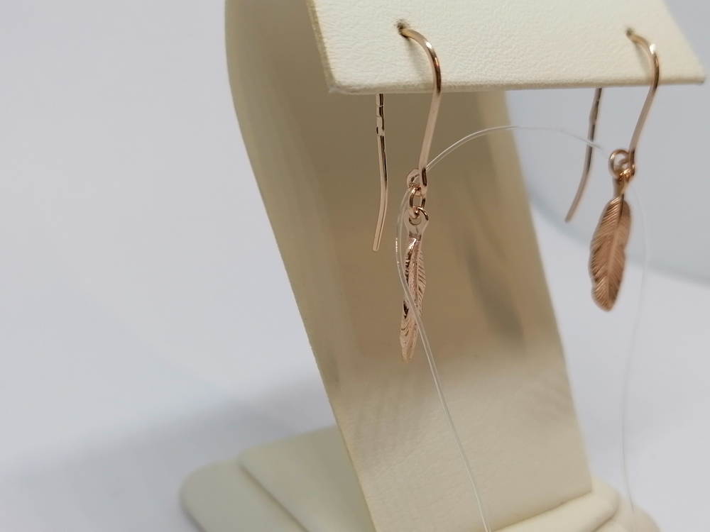 СЕРЬГИ БЕЗ КАМНЯ (Au 585)