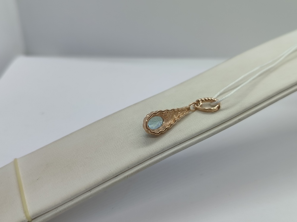 ПОДКМ585 ПОДВЕСКА С КАМНЕМ (Au 585)