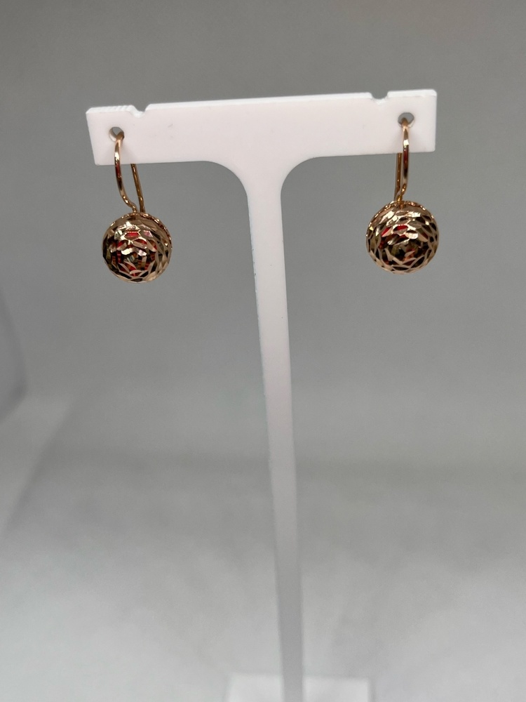 СЕРЬГИ БЕЗ КАМНЯ (Au 585)