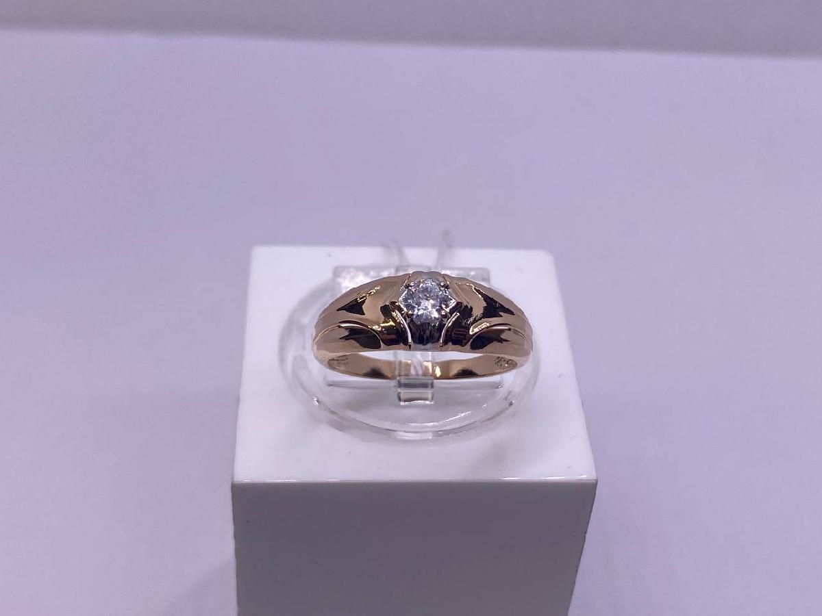 КОЛКМ585 КОЛЬЦО С КАМНЕМ (Au 585)