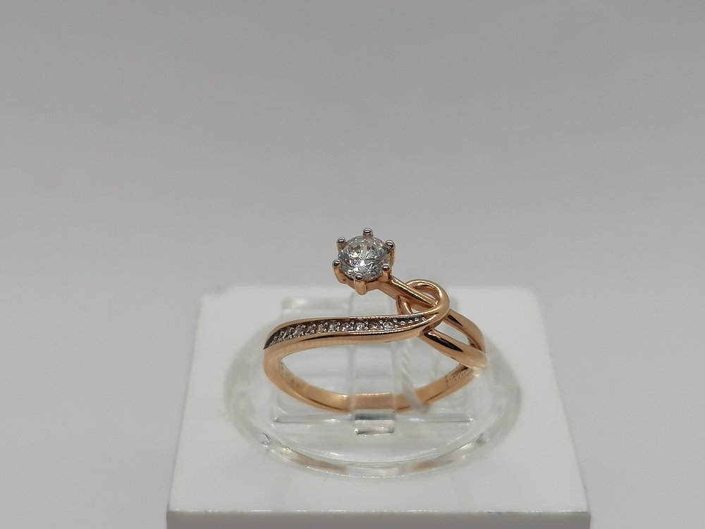 КОЛКМИ585 КОЛЬЦО С КАМНЯМИ (Au 585)