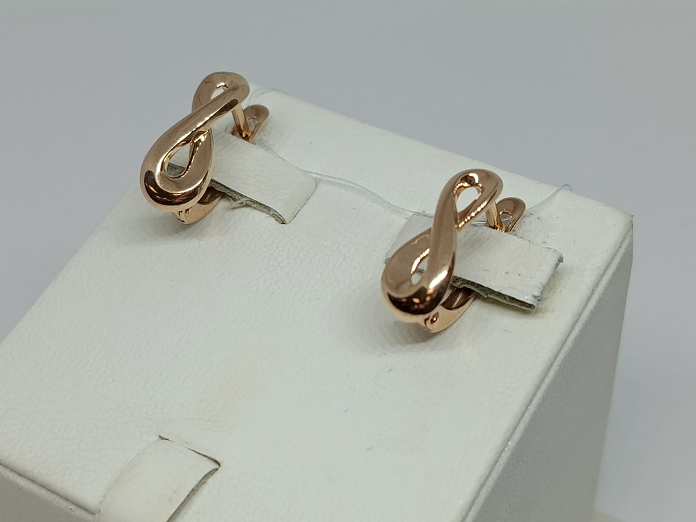 СЕРЬГИ БЕЗ КАМНЯ (Au 585)