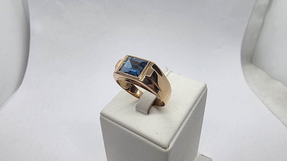 ПЕЧАТКА С КАМНЕМ (Au 585)