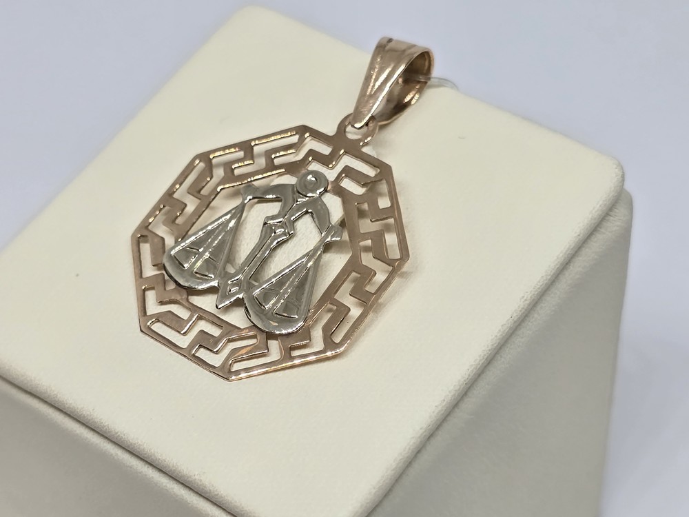 930 ПОДВЕСКА ЗНАК ЗОДИАКА без камня (Au 585) 930 ПОДВЕСКА ЗНАК ЗОДИАКА без камня (Au 585)