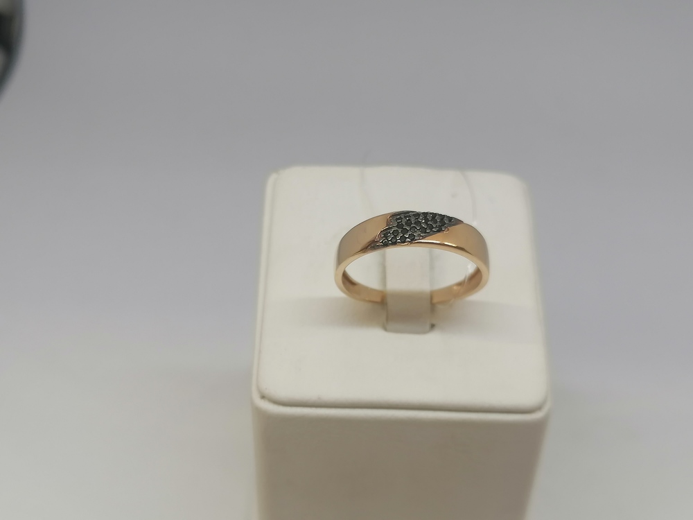 КОЛЬЦО С КАМНЯМИ (Au 585)