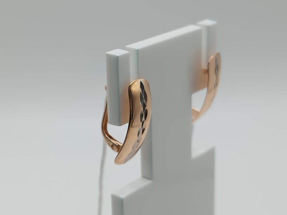 СЕРЬГИ БЕЗ КАМНЯ (Au 585)