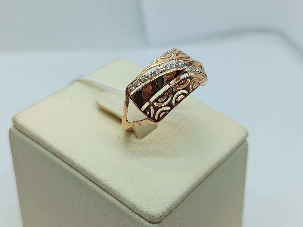 КОЛКМИ585 КОЛЬЦО С КАМНЯМИ (Au 585)