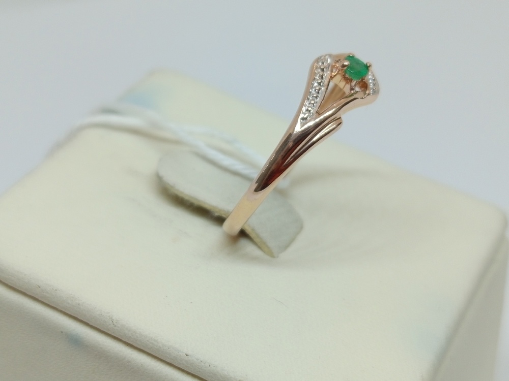 КОЛКМ585 КОЛЬЦО С КАМНЕМ (Au 585)