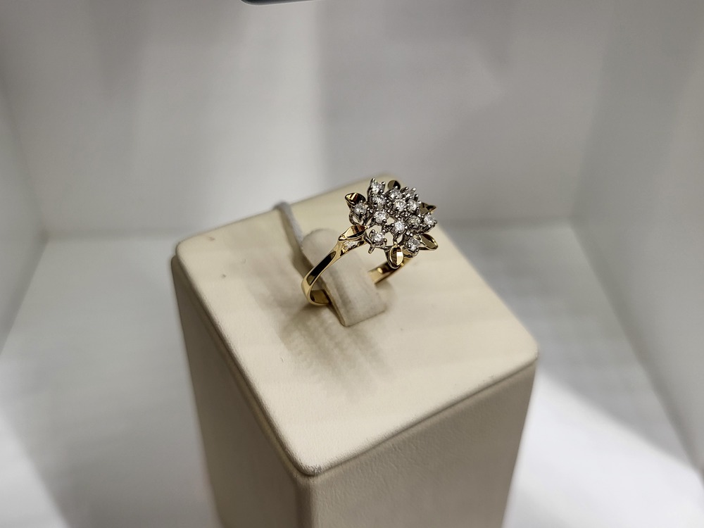 КОЛЬЦО БРИЛЛИАНТ Au 585