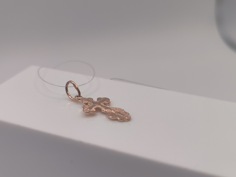 ПОДВЕСКА КРЕСТ без камня (Au 585)