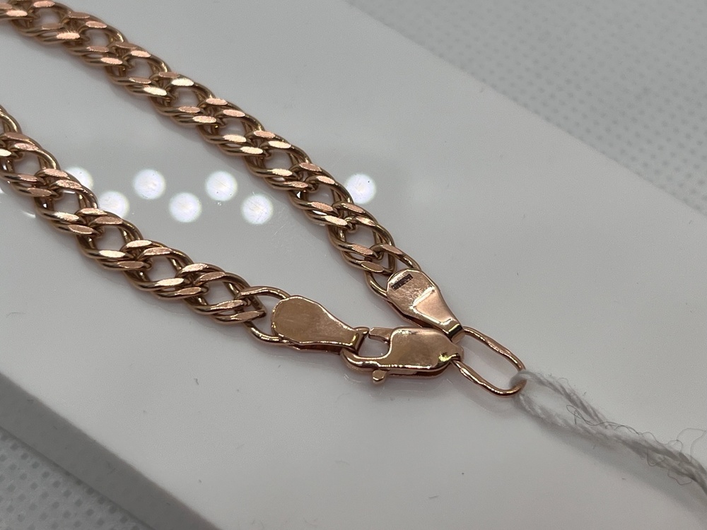 ЦЕПЬ ПОЛНОВЕСНАЯ Ромб двойной (Au 585)