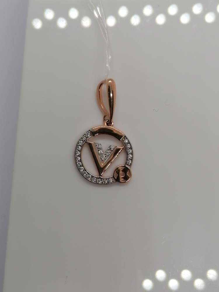 ПОДВЕСКА С КАМНЯМИ (Au 585)