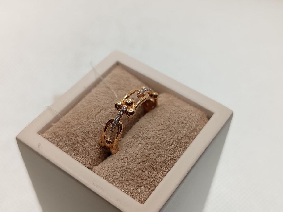 КОЛЬЦО С КАМНЯМИ (Au 585)