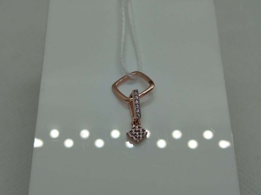 ПОДКМИ585 ПОДВЕСКА С КАМНЯМИ (Au 585)