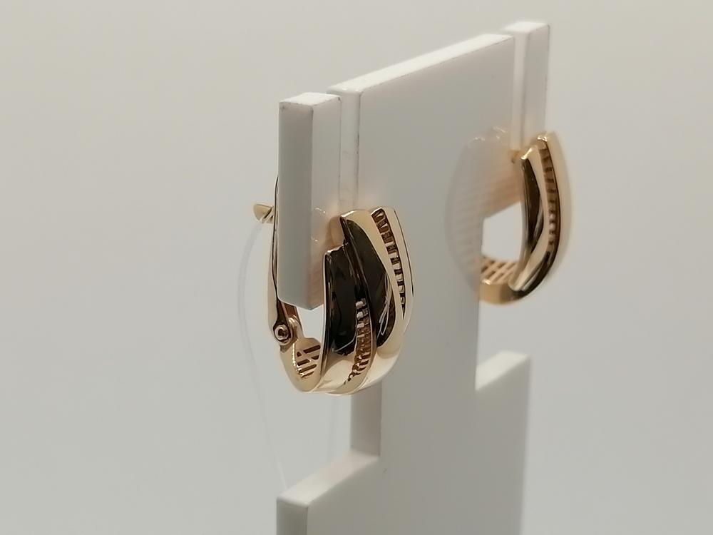 СЕРЬГИ БЕЗ КАМНЯ (Au 585)