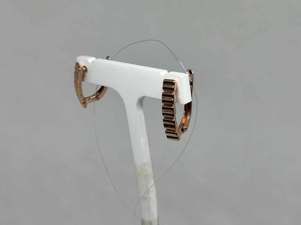 СЕРЬГИ БЕЗ КАМНЯ (Au 585)