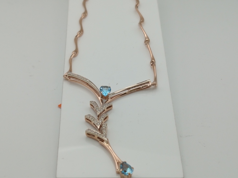 КОЛЬЕ БРИЛЛИАНТ Au 585