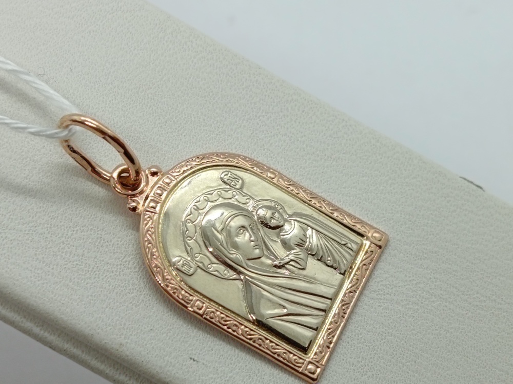 ПОДИБК585 ПОДВЕСКА ИКОНА БЕЗ КАМНЯ (Au 585)