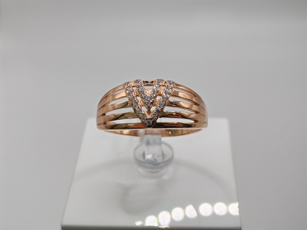 КОЛКМИ585 КОЛЬЦО С КАМНЯМИ (Au 585)