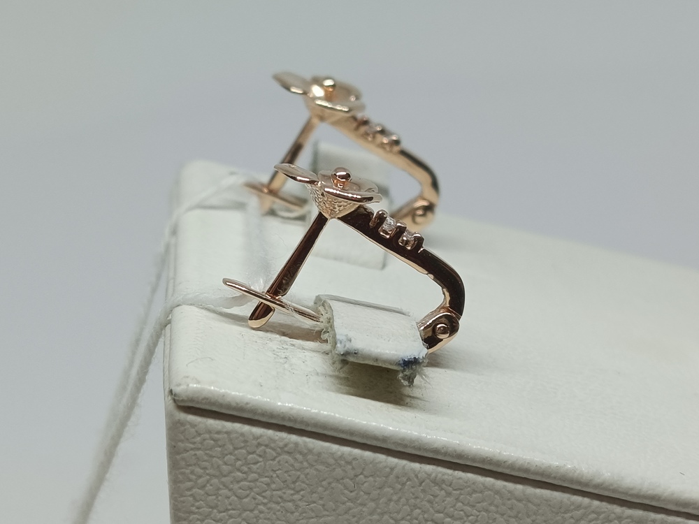 СЕРЬГИ С КАМНЯМИ (Au 585)