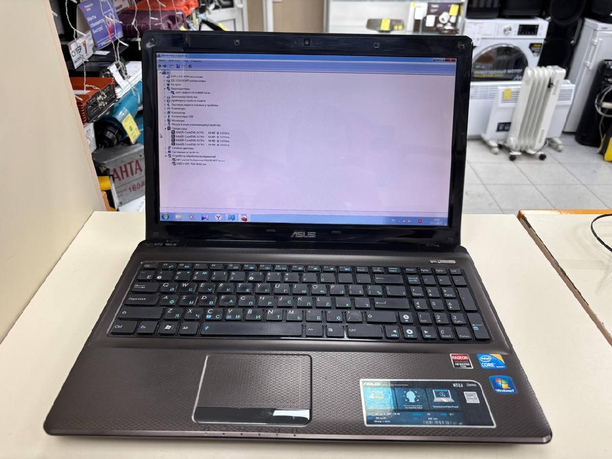 Ноутбук ASUS; Core i5-480M, HD Graphics, 4 Гб, Нет, 500 Гб