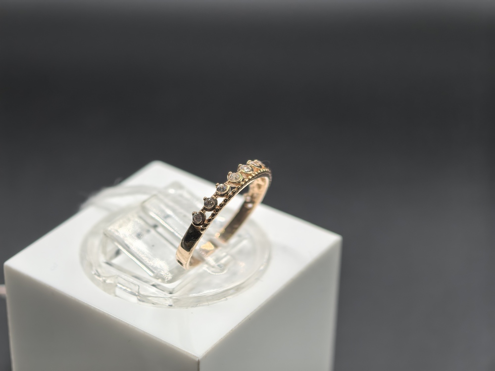 КОЛКМИ585 КОЛЬЦО С КАМНЯМИ (Au 585)