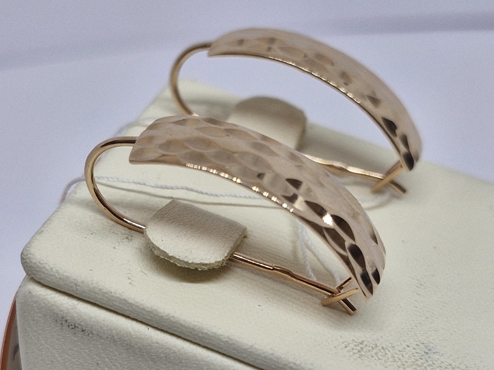 СЕРЬГИ БЕЗ КАМНЯ (Au 585)