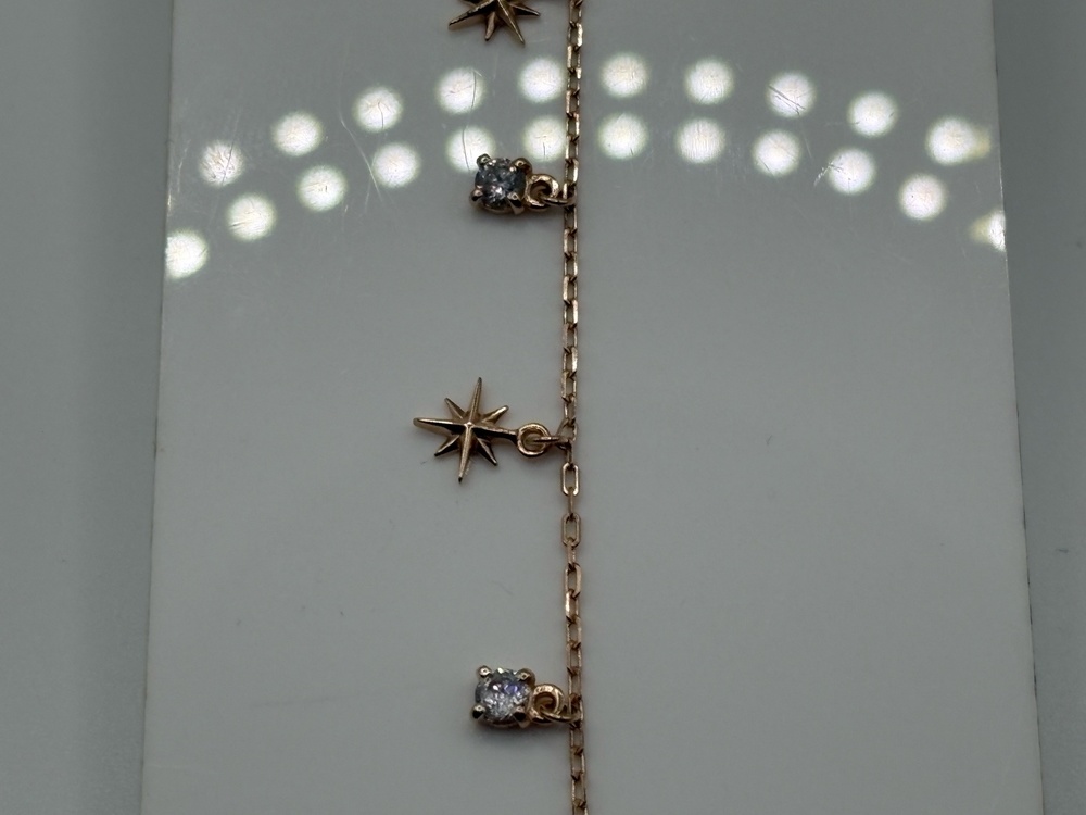 Б585 БРАСЛЕТ С КАМНЯМИ (Au 585)