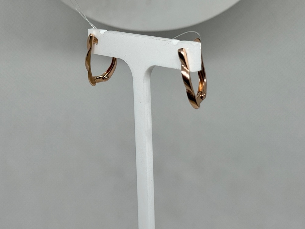 СЕРЬГИ БЕЗ КАМНЯ (Au 585)