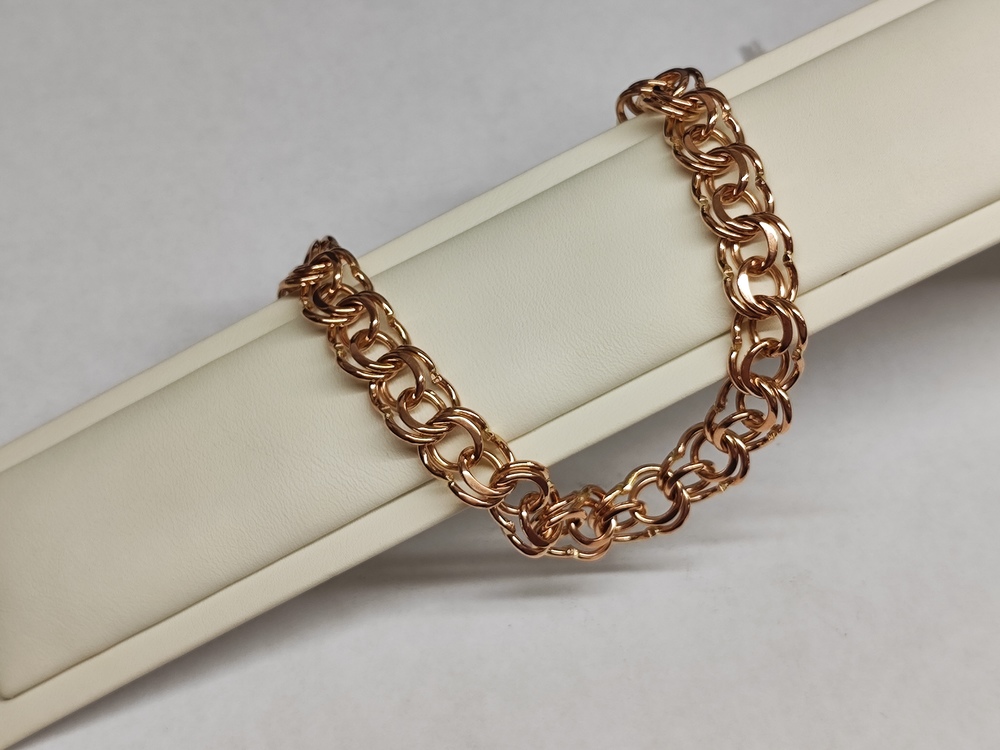 БРАСЛЕТ ПОЛНОВЕСНЫЙ Бисмарк (Au 585)