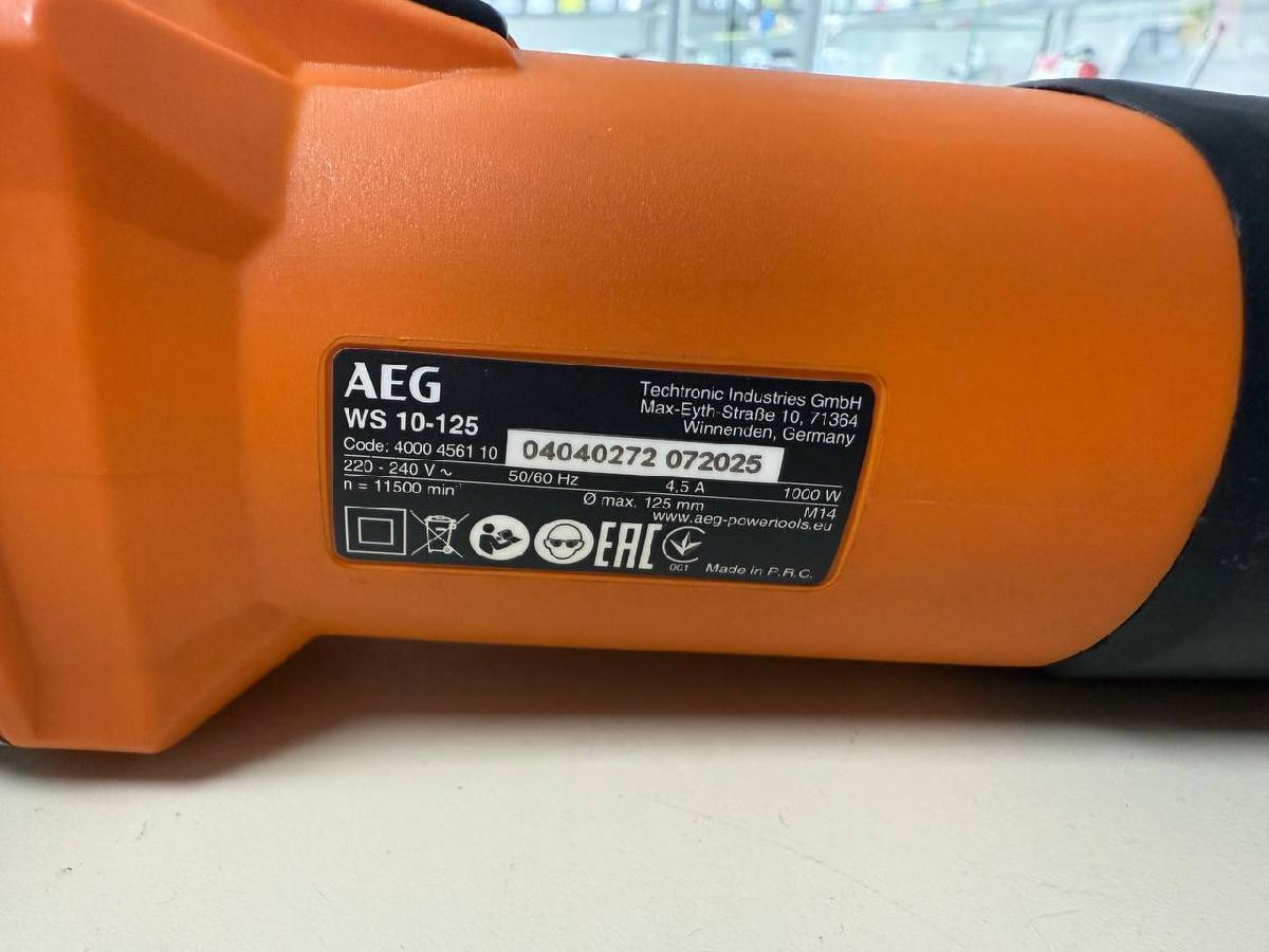 Угловая шлифмашина AEG WS 10-125