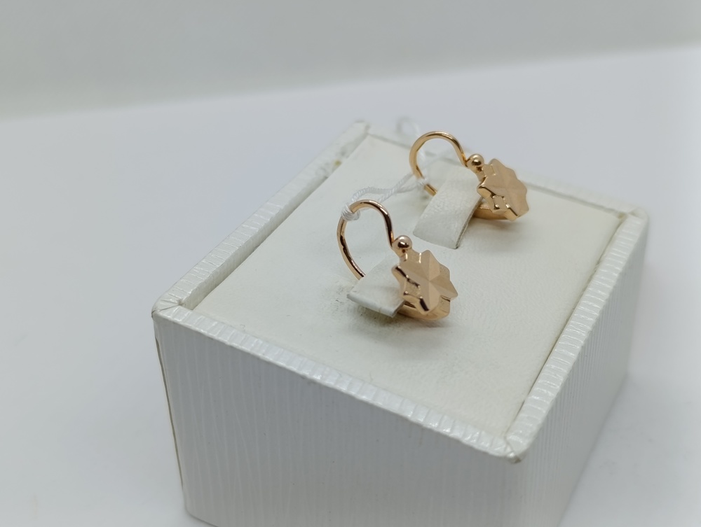 СБКМ583 СЕРЬГИ БЕЗ КАМНЯ (Au 583)