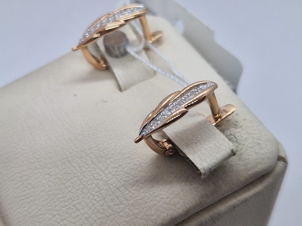 СЕРЬГИ С КАМНЯМИ (Au 585)